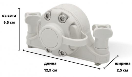 Основание вертикальное для Т-паза белый FA-0005-T4