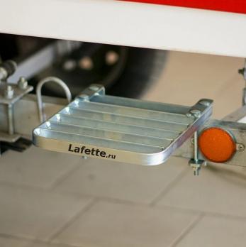 Подножка прямоугольную трубу рамы прицепа  Lafette