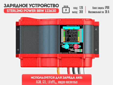 Зарядное устройство Sterling Power BBW 123630