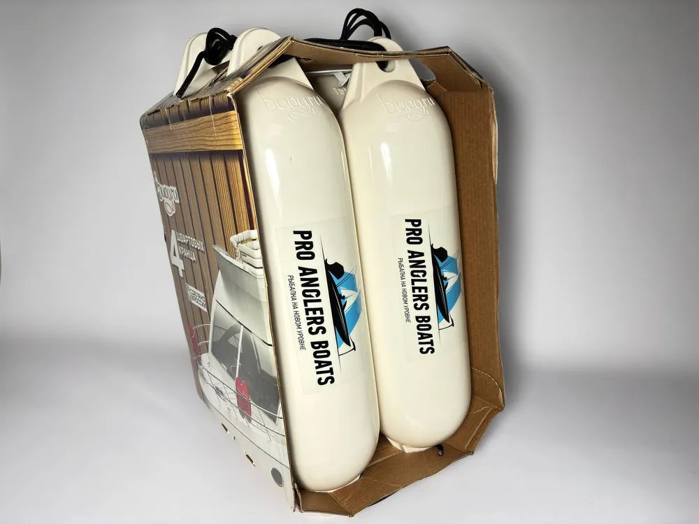 Набор кранцев швартовых ProAnglersBoats Classic 15*60 белый (4шт)
